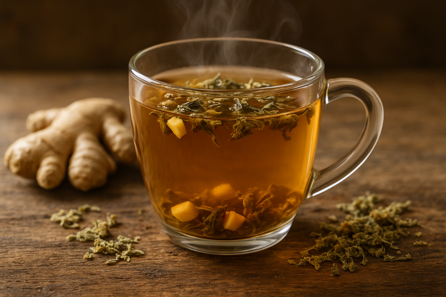 mullein and ginger tea