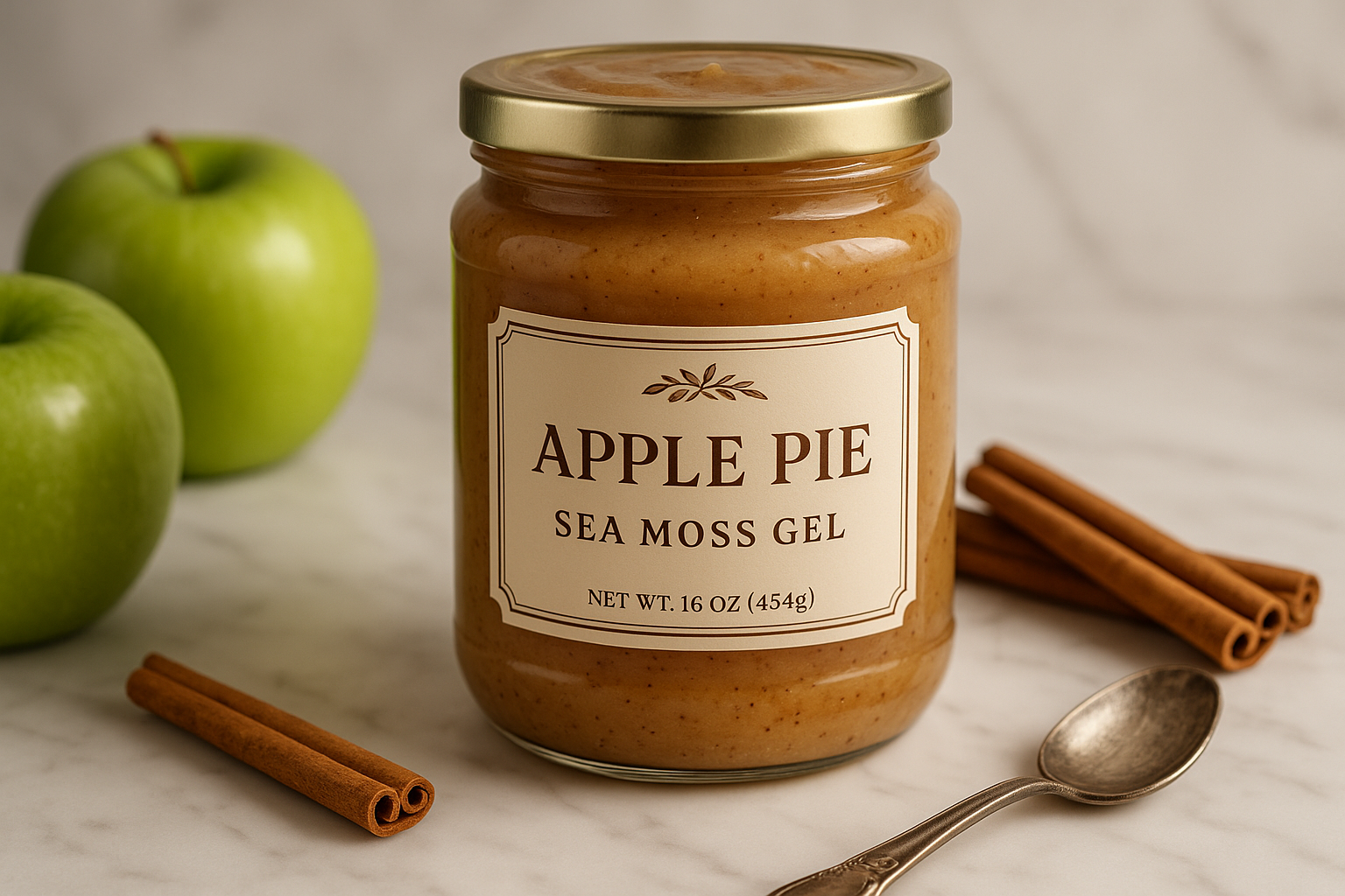 apple pie flavored sea moss gel