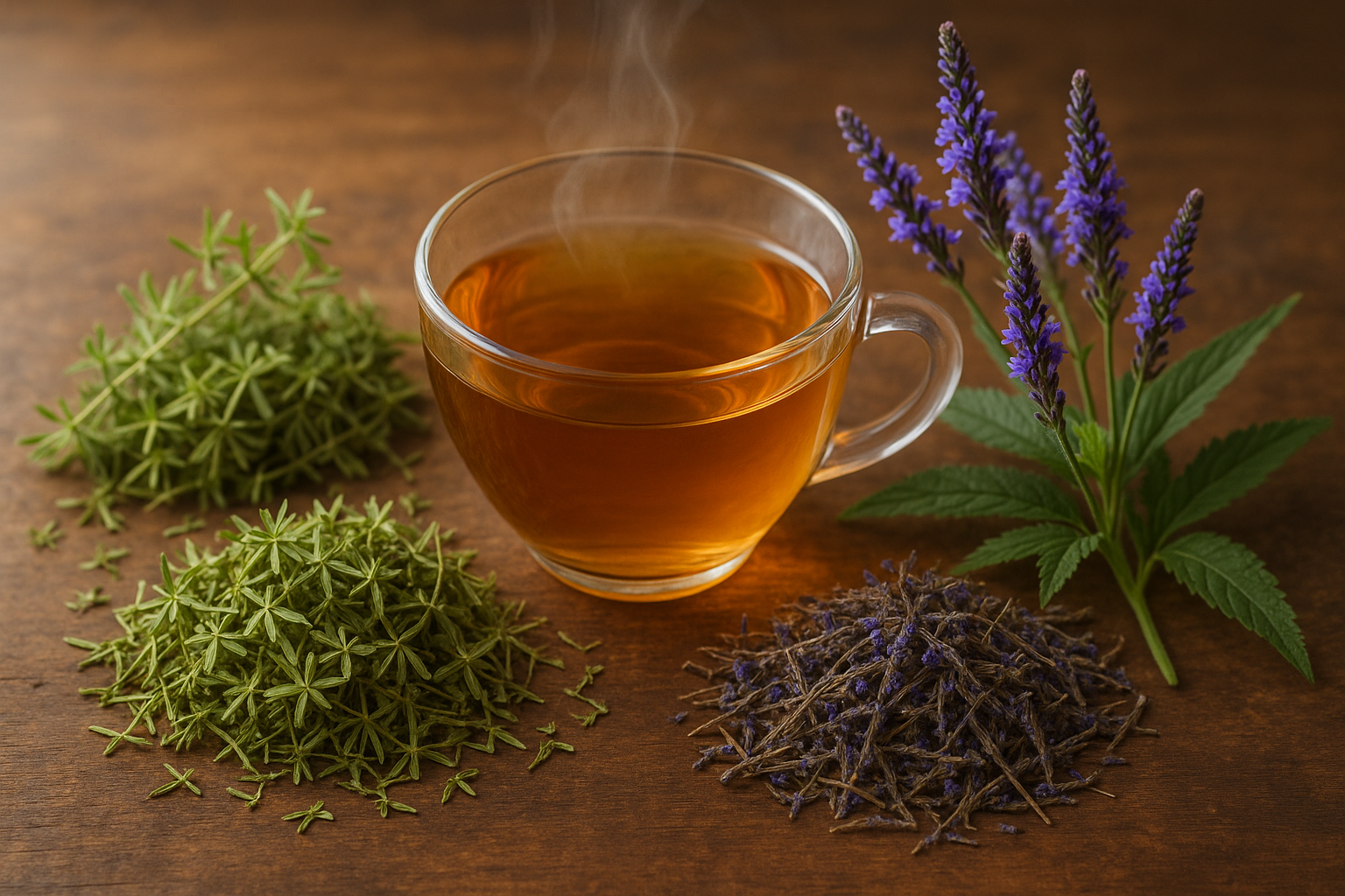 cleaver and blue vervain tea